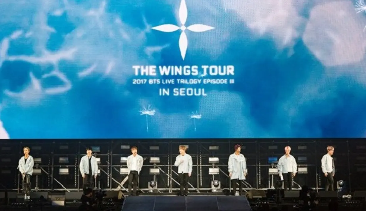 Namun siapa yang menyangka jika debut mereka tidak semulus kariernya saat ini. Hal tersebut terungkap saat BTS menggelar konser The Wings Tour di Seoul. (foto: btsdiary.com)