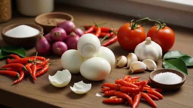 Cara Membuat Balado Telur Tanpa Digoreng/Gemini AI