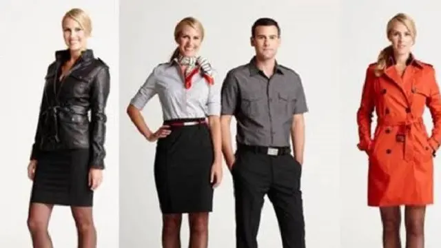 Seragam awak kabin Virgin America (Virgin America via Stuff)