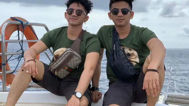 7 Momen Liburan Rizki dan Ridho D'Academy di Bali, Seru Banget