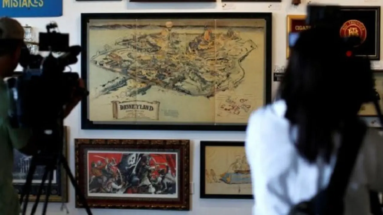 Fantastis, Peta Asli Disneyland Dilego Rp 11,9 Miliar