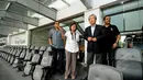 Perwakilan delegasi Olympic Council of Asia (OCA) meninjau beberapa lokasi tempat penyelenggaraan Asian Games 2018 di sekitar Gelora Bung Karno, Jakarta, Senin (26/1/2015). (Liputan6.com/Helmi Fithriansyah)