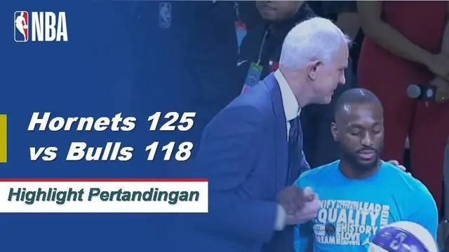 Cuplikan Pertandingan NBA : Hornets 125 vs Bulls 118