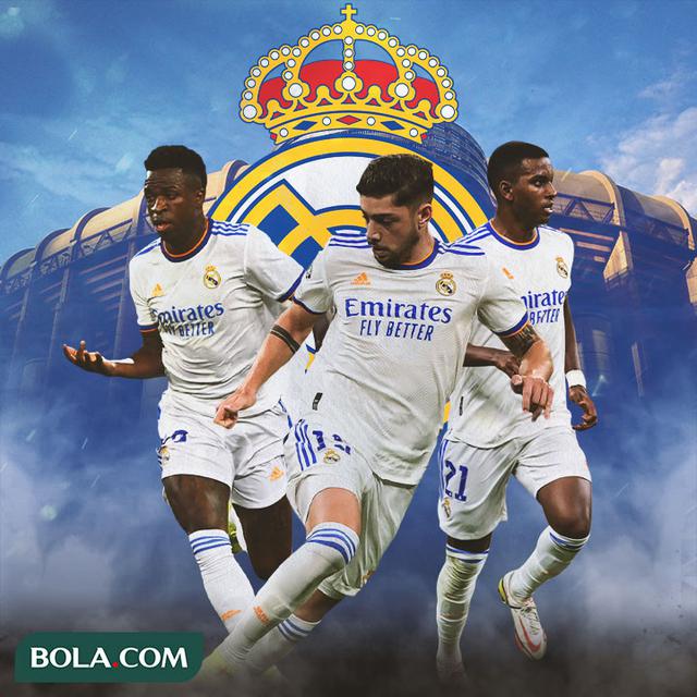 Real Madrid - Vinicius Junior, Federico Valverde, Rodrygo