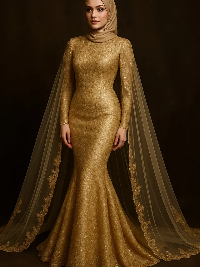 model gamis mermaid