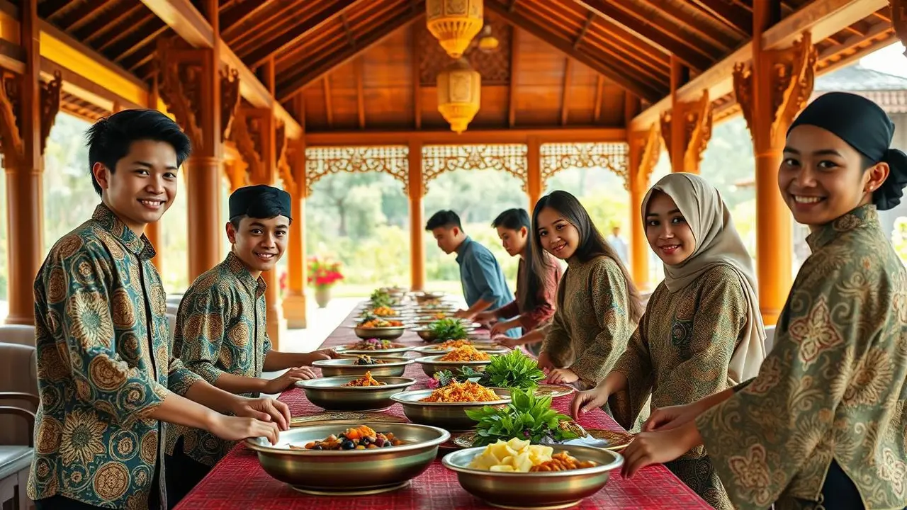 apa manfaat tradisi sinoman