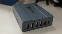 MicroPack USB Charging Station MUC-6QC. Liputan6.com/Iskandar