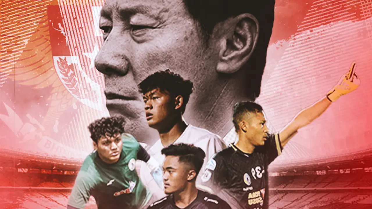 Timnas Indonesia - Muhammad Adi Satryo, Syahrul Trisna, Ernando Ari, Nadeo Argawinata dan Shin Tae-yong