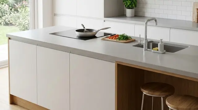 7 Inspirasi Meja Dapur Minimalis yang Mudah Dibersihkan, Pilihan Materialnya Jadi Kunci