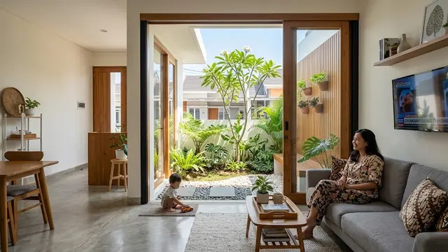 Pocket Courtyard yang Cocok untuk Rumah Tipe 36
