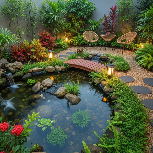 Halaman Belakang Rumah Kecil Tapi Estetik untuk Pelihara Ikan Guppy