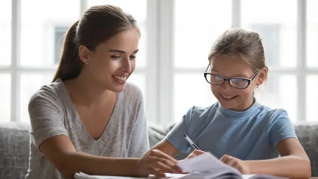 mendampingi akan belajar