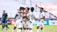 Foto Para pemain PSIS Semarang merayakan gol yang dicetak Rahmad Hidayat ke gawang Persela Lamongan (Dok. PSIS Semarang)