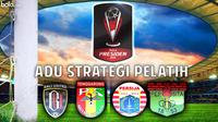 Piala Presiden: Adu Strategi Pelatih Grup C (Bola.com/Samsul Hadi)