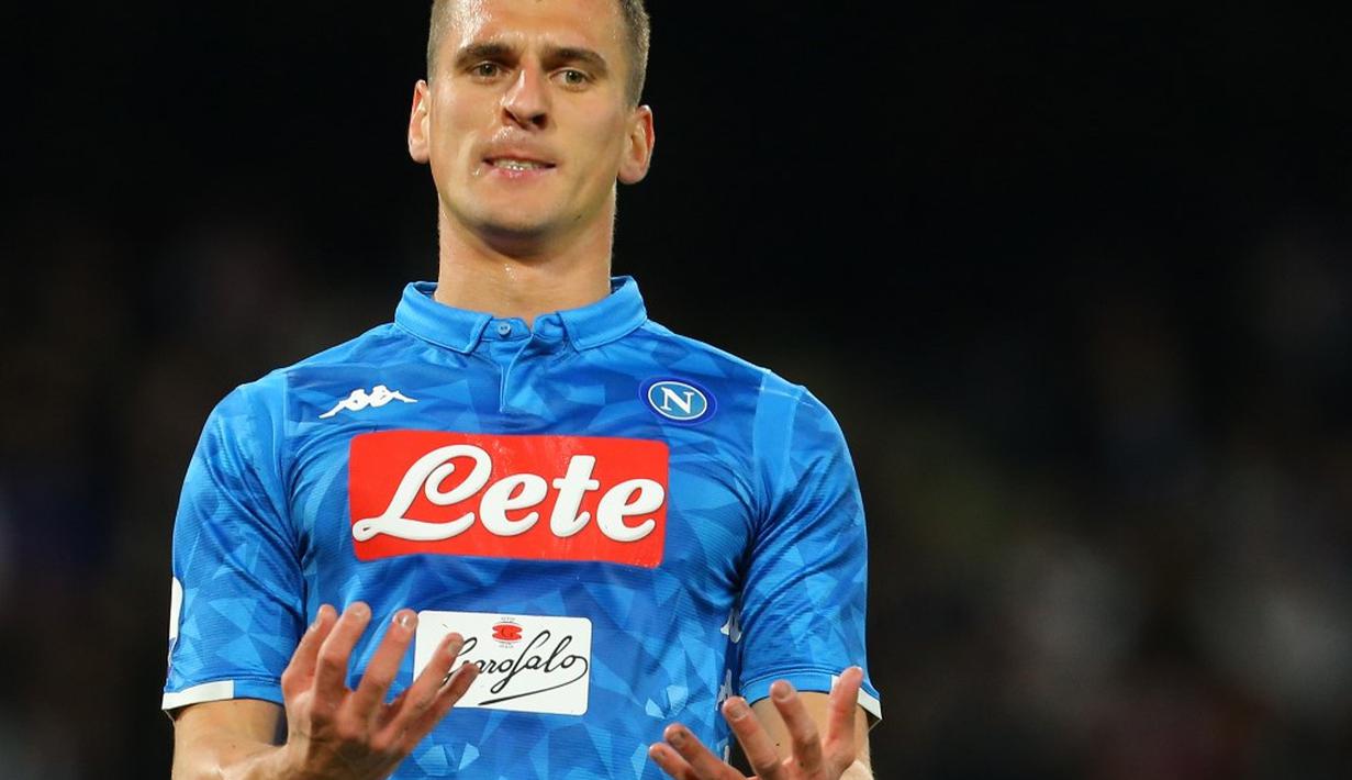 5. Arkadiusz Milik (Napoli) - 17 gol dan 3 assist (AFP/Carlo Hermann)