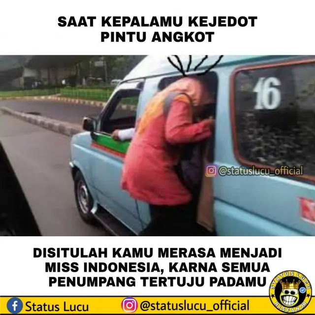 7 Meme Kocak Orang Naik Angkot Ini Bikin Geleng Kepala