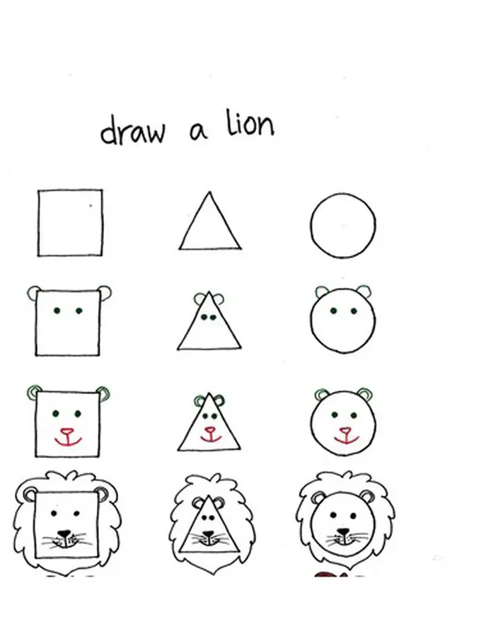 [Bintang] Mari Menggambar Hewan dari Persegi, Segitiga, dan Lingkaran!