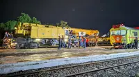 Evakuasi Kereta Purwojaya Selesai, Jalur KA Kedunggedeh Bekasi Sudah Dapat Dilalui Normal Dua Arah