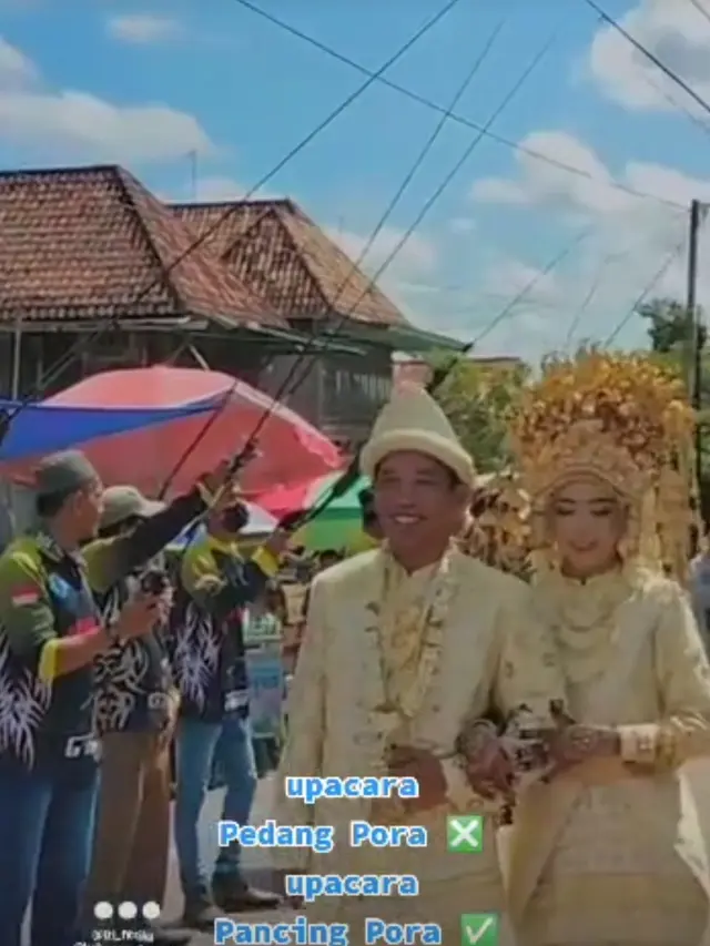 Iringan pengantin unik