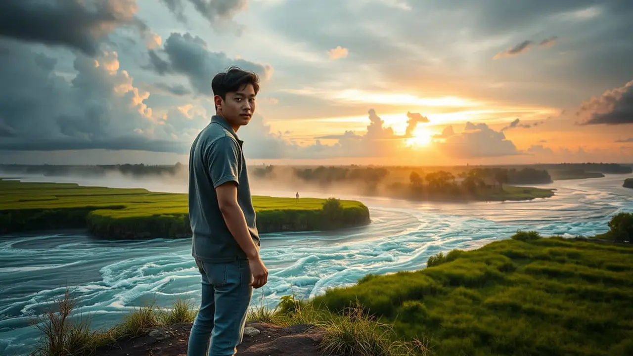 mimpi melihat air sungai meluap