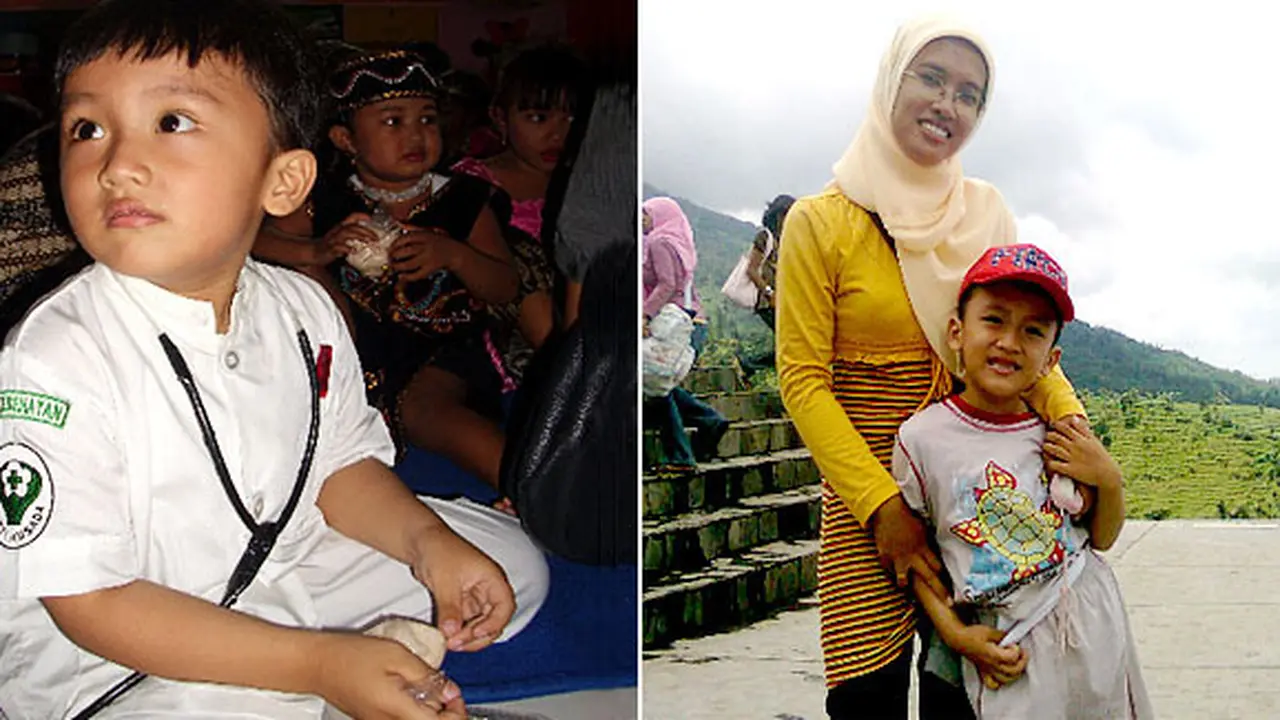 Fikri dan ibu Afiana
