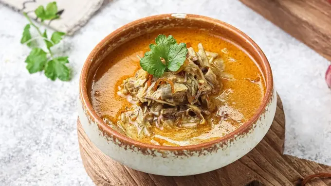 sayur santan jantung pisang