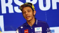 Valentino Rossi saat diperkenalkan Yamaha di Buriram (dok: Yamaha Indonesia)