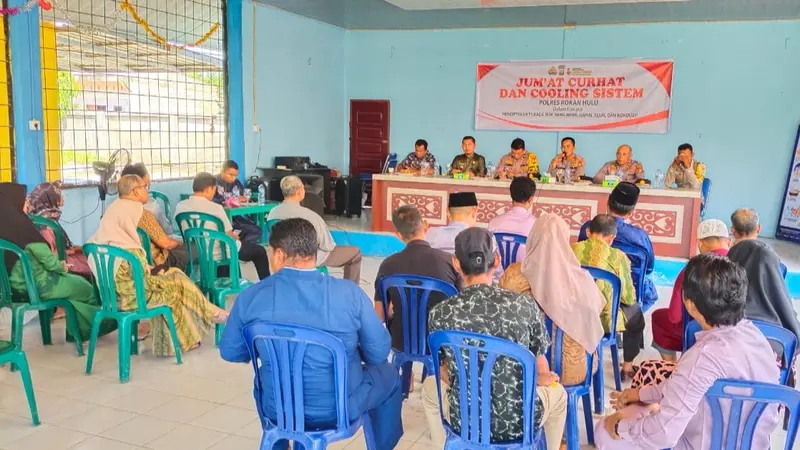 Polres Rokan Hulu gelar Jumat Curhat menampung keluhan dan masukan masyarakat soal keamanan serta ketertiban.