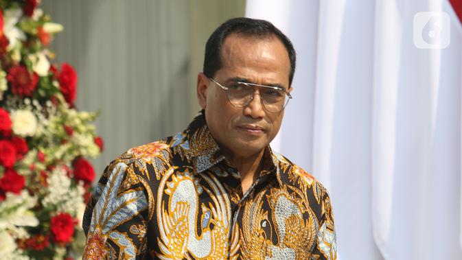Menteri Perhubungan Budi Karya Sumadi (Liputan6.com/Angga Yuniar)