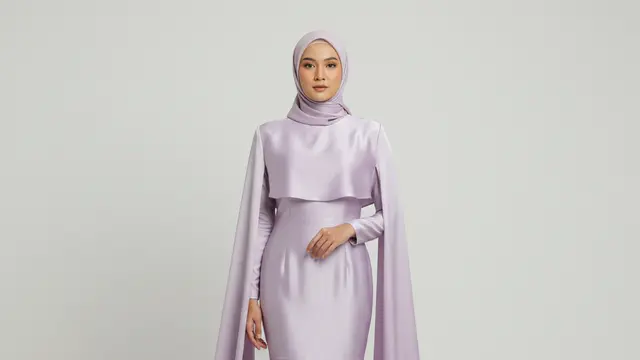 Model Gamis Satin Polos Pastel untuk Kondangan 2026. Gemini