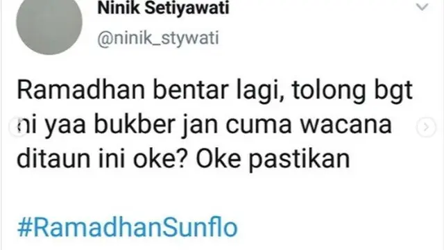 Ramadhan sebentar lagi