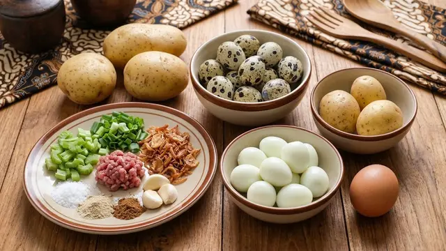 Resep Perkedel Kentang Isi Telur Puyuh