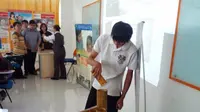 Penuangan Celengan Tzu Chi di Kampus ISTB Jakarta