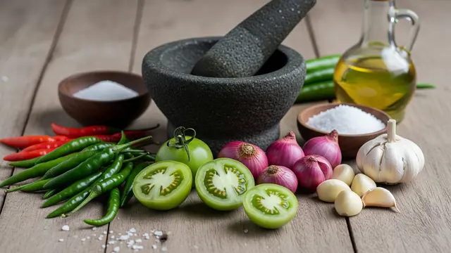 Resep Sambal Ijo Khas RM Padang. Foto: AI Generated