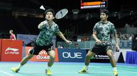 Ganda putra Indonesia, Berry Angriawan/Hardianto, terhenti di semifinal Singapore Terbuka Super Series 2017, Sabtu (15/4/2017). (PBSI)