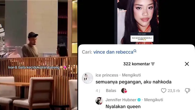 Baila Fauri dan Ivar Jenner Ketahuan Jalan Bareng