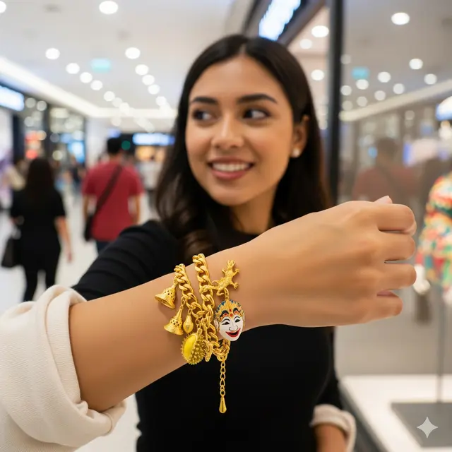 Gelang Emas 30 Gram Perhiasan Premium