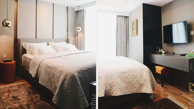 Desain Interior Apartemen Eklektik Modern yang Tampil Hangat dan Berkelas