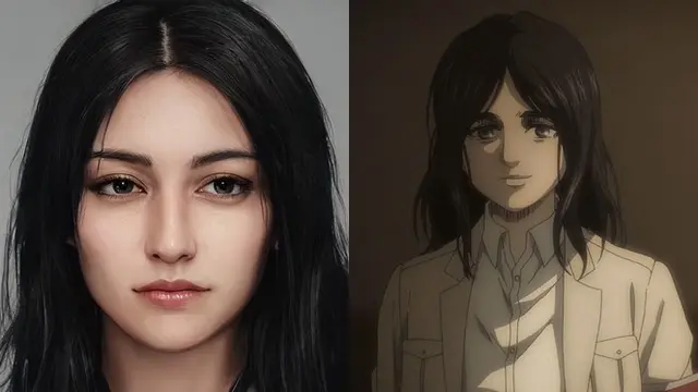 6 Kreasi Artificial Intelligence Anime Attack On Titan Ini Mirip Realita, Unik
