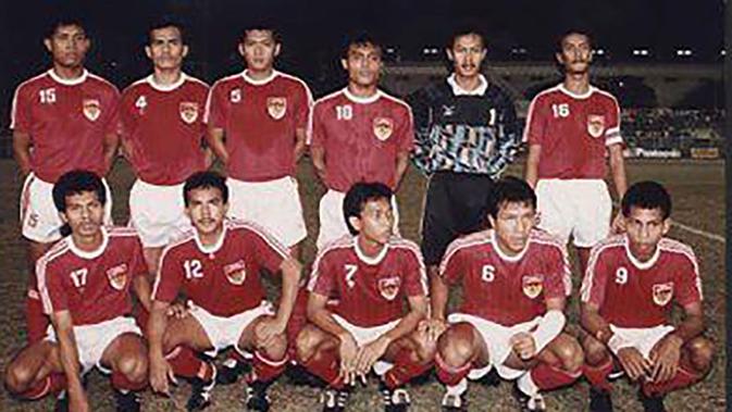 Timnas Indonesia di SEA Games 1991. (Bola.com/Repro)