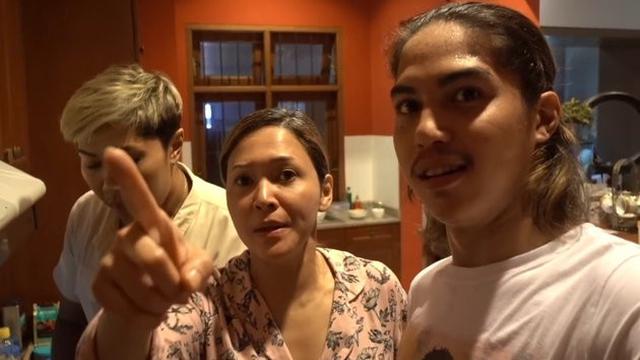 7 Momen Maia Estianty Pakai Piyama Tanpa Makeup Ajari El Rumi Masak