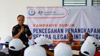 Kementerian Kelautan dan Perikanan (KKP) mengedukasi nelayan Sulawesi Tenggara melakukan penangkapan ikan di wilayah perairan Australia. (Foto: Dokumen Humas KKP).