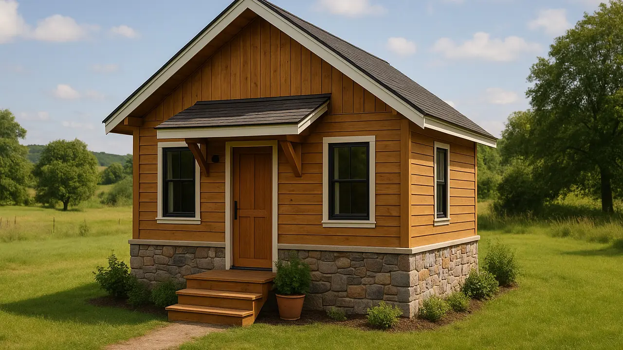 Inspirasi Rumah Kayu Mungil Minimalis tapi Cantik di Desa