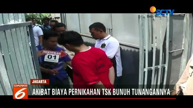Satreskrim Polres Metro Jakarta Barat gelar olah tempat kejadian perkara kasus pria bunuh dan bakar tunangan sendiri.