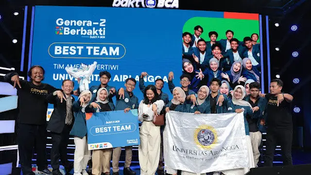 Tim UNAIR Jadi Best Team Genera-Z Berbakti 2026, Ungguli UNPAD, UI dan UGM