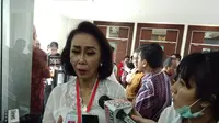 Ketua Pansel KPK Yenti Ganarsih Saat Diwawancarai di sela-sela Seleksi Capim KPK di  Pusdiklat Setneg, Jakarta Selatan, Kamis (18/7/2019). (Foto: Ady Anugrahadi/Liputan6.com)