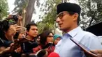 Jelang pengambilan nomor Pilpres 2019, Sandiaga Uno mengaku tak punya persiapan khusus, Sandi sebelumnya hanya melakukan doa bersama anak yatim sekaligus merayakan Maulid Nabi.