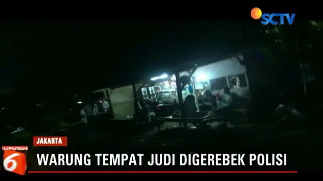 Penggerebekan dilakukan berdasarkan laporan masyarakat yang resah dengan keberadaan warung yang kerap dijadikan arena berjudi.