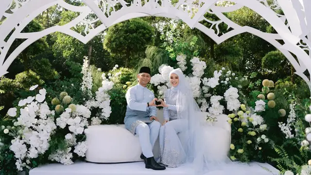 6 Potret Dekorasi Pernikahan Outdoor Erra Fazira, Penuh Nuansa Garden Elegan