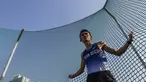 Atlet jalan cepat Indonesia, Hendro Yap, berpose usai latihan di Stadion Madya Senayan, Jakarta, Selasa (1/5/2018). Latihan ini merupakan persiapan jelang Asian Games XVIII. (Bola.com/Vitalis Yogi Trisna)